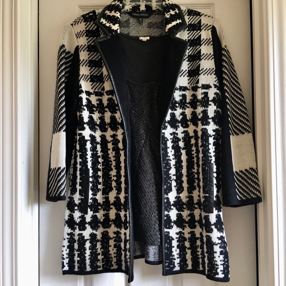 Fantastic Ming Wang sweater jacket! 👄